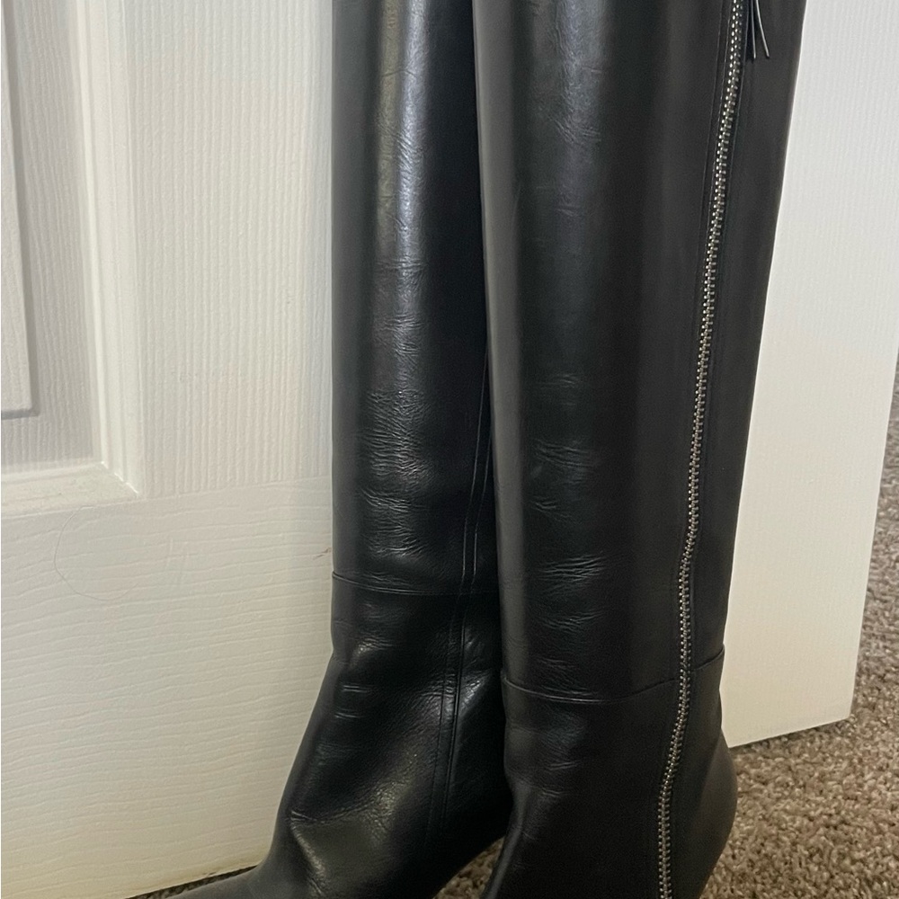 Kenneth Cole New York Black Heeled Boots